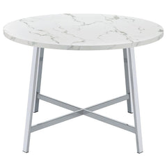 Alcott White Dining Table - furniture place usa