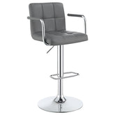 Palomar Grey Adjustable Bar Stool - furniture place usa