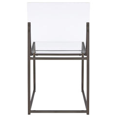 Clear Side Chair - furniture place usa