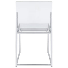 Adino Clear Side Chair - furniture place usa