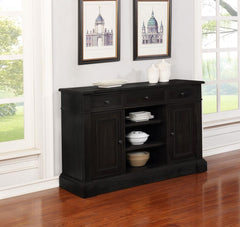 Phelps Black Sideboard - furniture place usa
