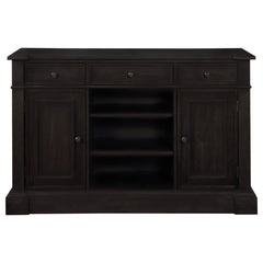 Phelps Black Sideboard - furniture place usa