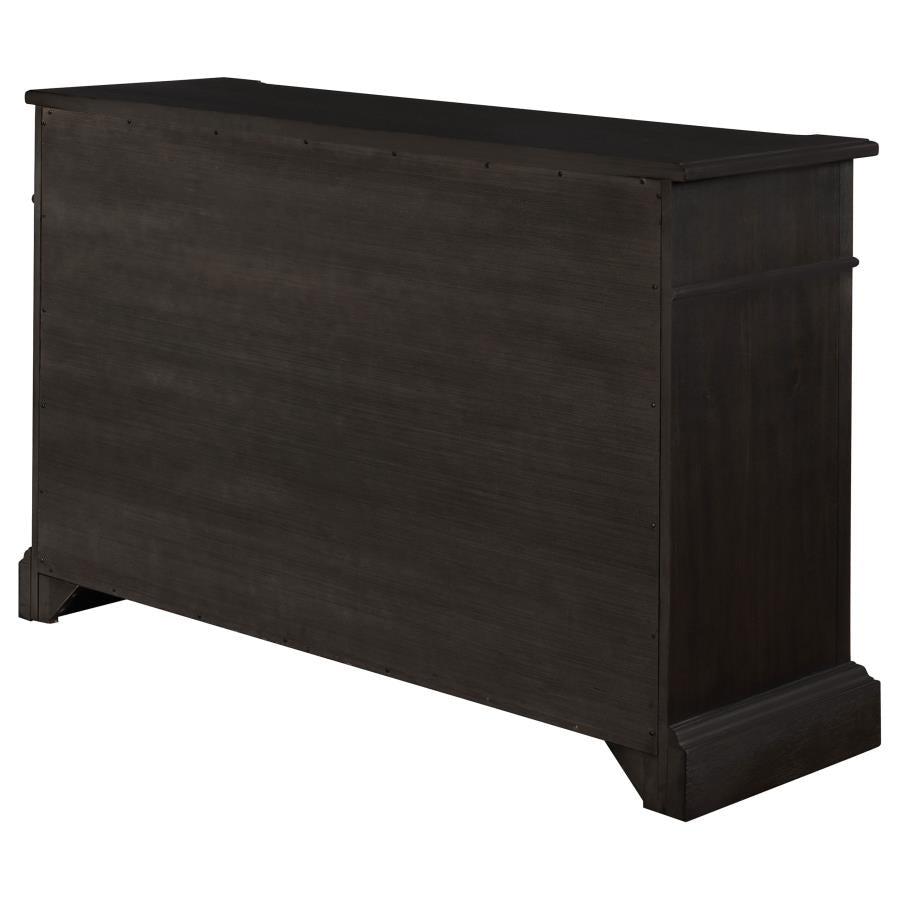 Phelps Black Sideboard - furniture place usa