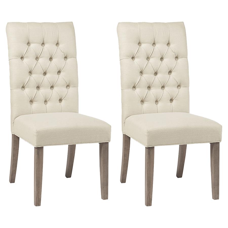 Douglas Beige Side Chair - furniture place usa