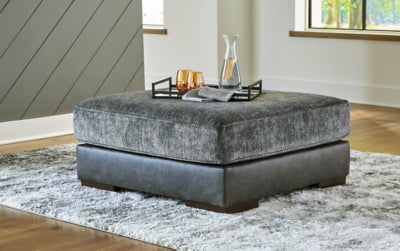 Larkstone Oversized Accent Ottoman - furniture place usa