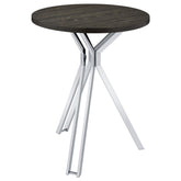 Edgerton Brown Bar Table - furniture place usa