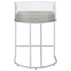 Thermosolis Clear Counter Stool - furniture place usa