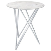 Bexter White Bar Table - furniture place usa