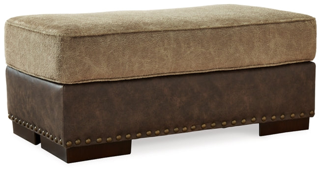 Alesbury Ottoman - furniture place usa