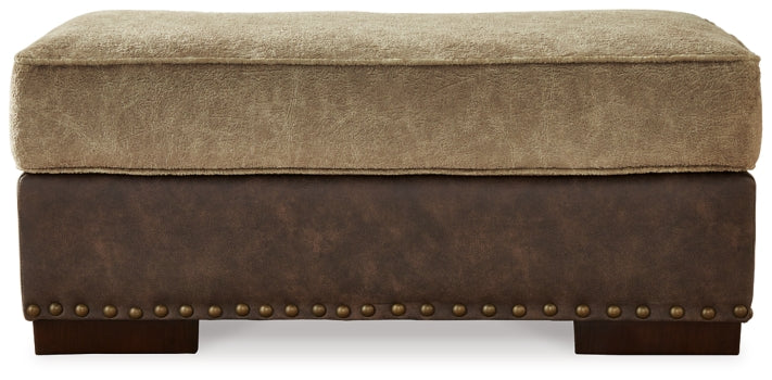 Alesbury Ottoman - furniture place usa