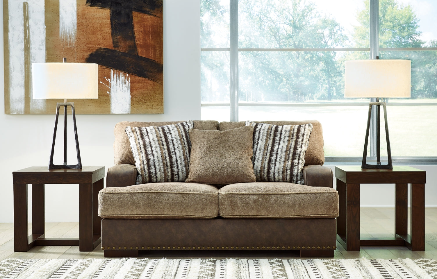 Alesbury Loveseat - furniture place usa