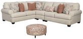 Amici 3-Piece Sectional with Ottoman - PKG000960 - furniture place usa