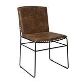 Abbott Brown Side Chair - furniture place usa
