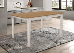 Kirby Ivory Dining Table - furniture place usa