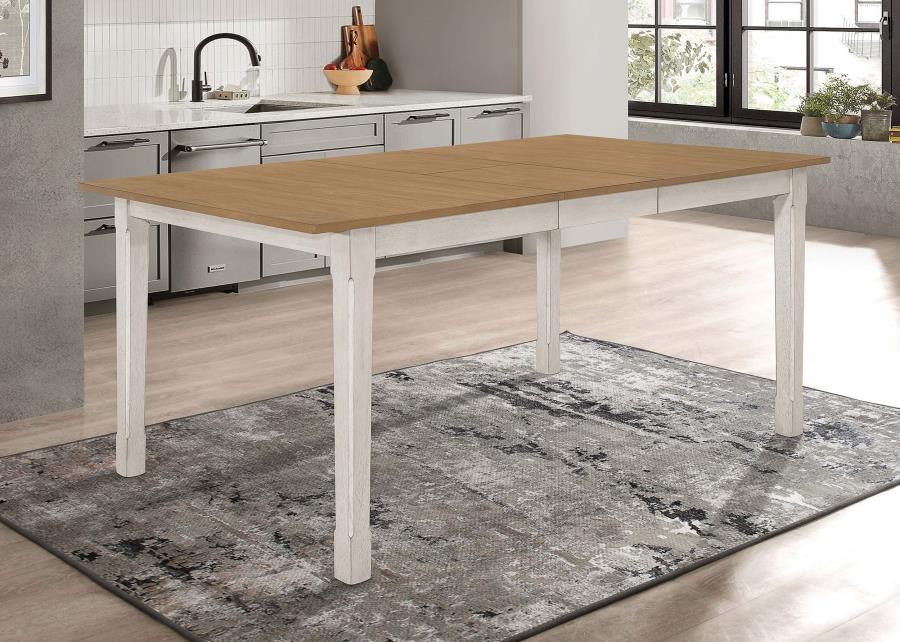 Kirby Ivory Dining Table - furniture place usa