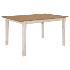 Kirby Ivory Dining Table - furniture place usa