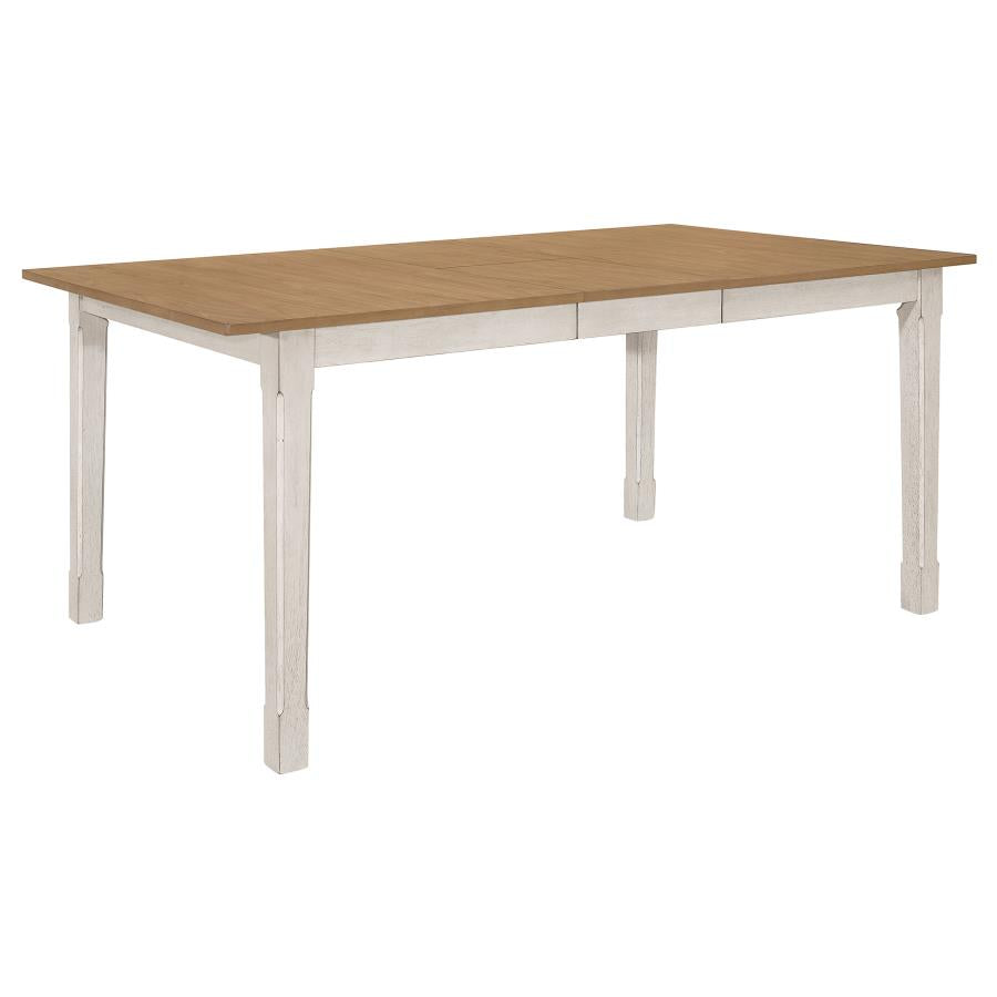 Kirby Ivory Dining Table - furniture place usa
