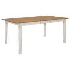 Kirby Ivory Dining Table - furniture place usa