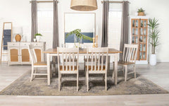 Kirby Ivory Dining Table - furniture place usa