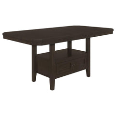 Prentiss Brown Counter Height Dining Table - furniture place usa