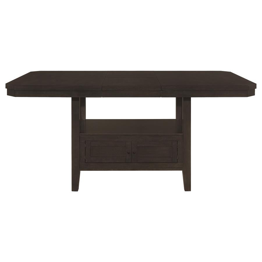 Prentiss Brown Counter Height Dining Table - furniture place usa