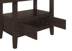 Prentiss Brown Counter Height Dining Table - furniture place usa