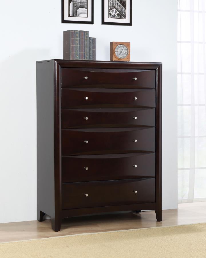 Phoenix Brown Chest - furniture place usa