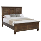 Franco Brown Eastern King Bed - furniture place usa