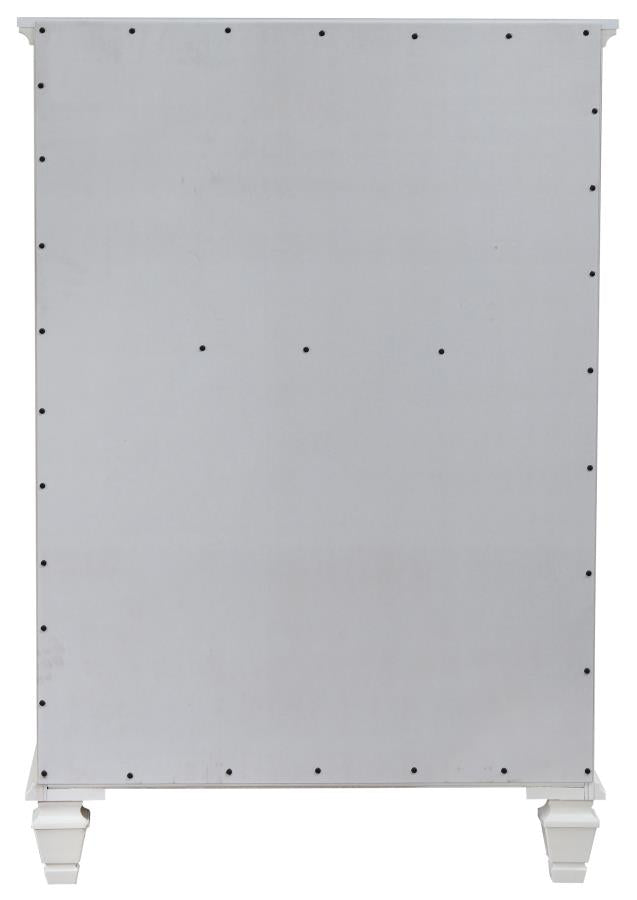 Sandy Beach Ivory Queen Bed 5 Pc Set - furniture place usa