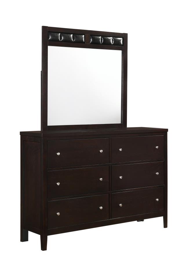 Carlton Brown Twin Bed 5 Pc Set - furniture place usa