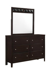 Carlton Brown Twin Bed 5 Pc Set - furniture place usa