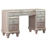 Bling Game Silver Vanity Table - furniture place usa