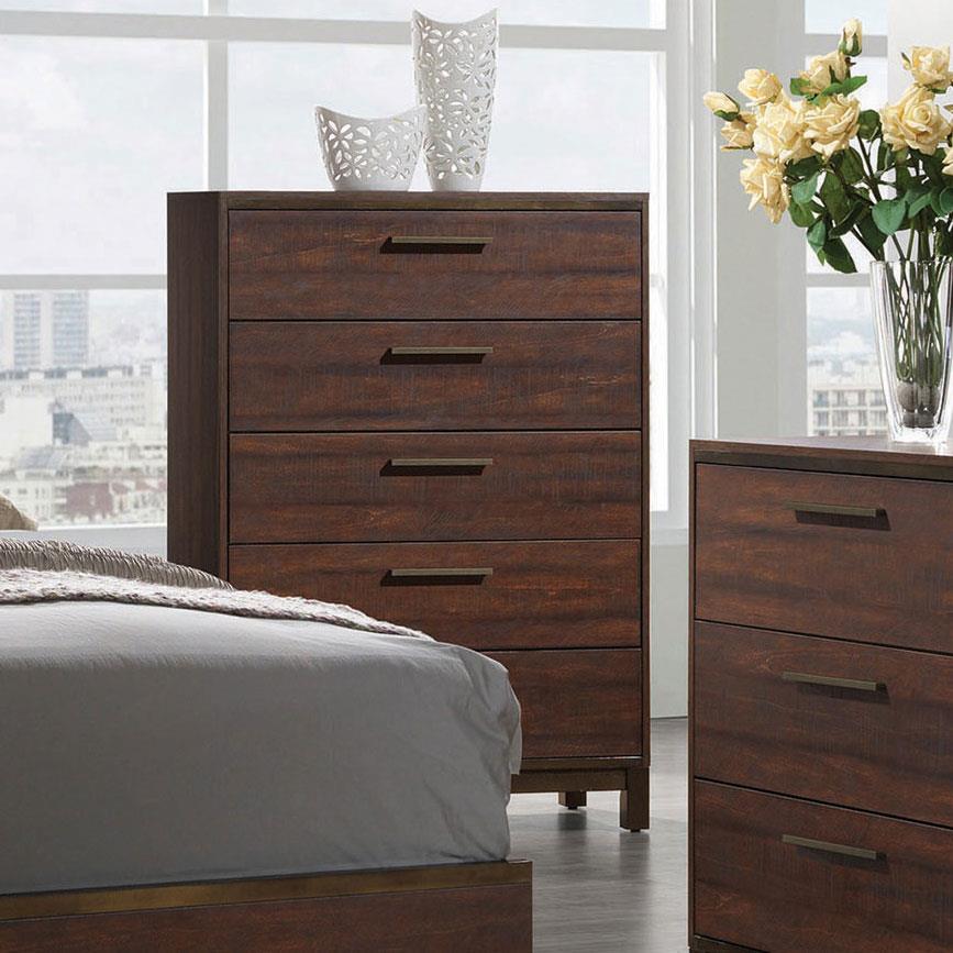 Edmonton Brown Chest - furniture place usa