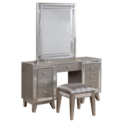 Leighton Silver Vanity Set - furniture place usa
