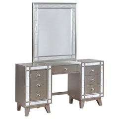 Leighton Silver Vanity Set - furniture place usa