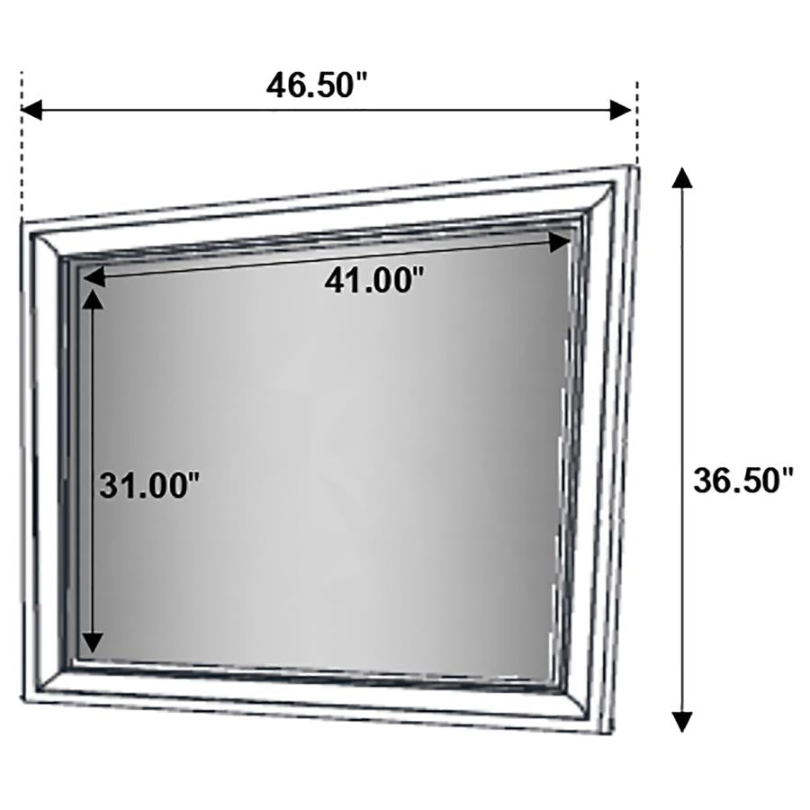 Miranda White California King Bed 4 Pc Set - furniture place usa