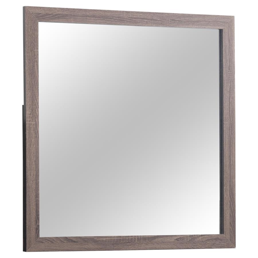 Brantford Brown Dresser Mirror - furniture place usa