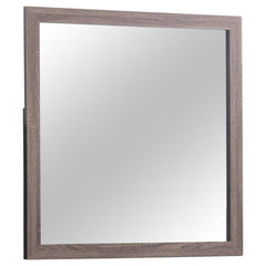Brantford Brown Dresser Mirror - furniture place usa