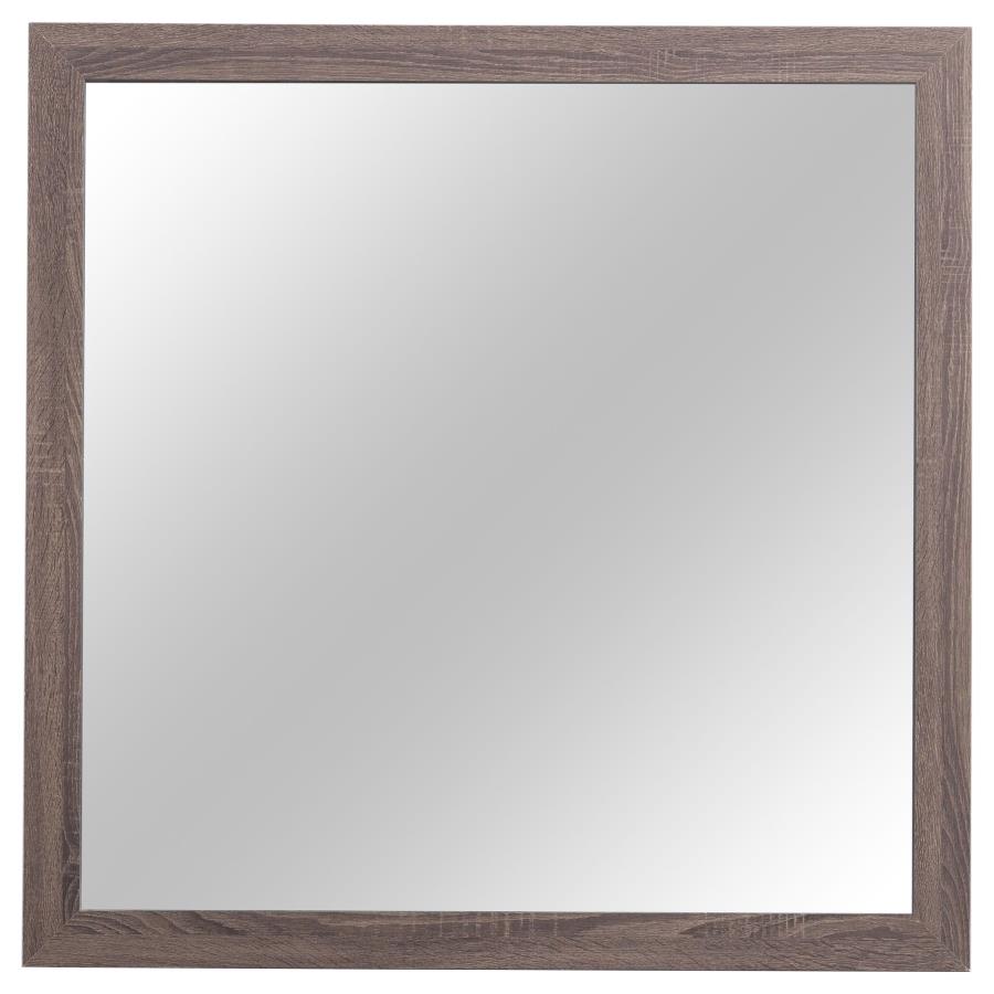Brantford Brown Dresser Mirror - furniture place usa