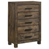Woodmont Brown Chest - furniture place usa