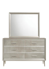 Ramon Silver Dresser Mirror - furniture place usa