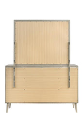 Ramon Silver Dresser Mirror - furniture place usa