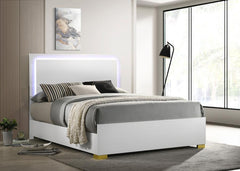 Marceline White Queen Bed - furniture place usa