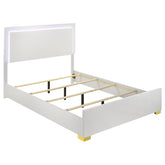 Marceline White Queen Bed - furniture place usa