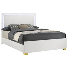 Marceline White Queen Bed - furniture place usa