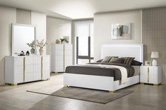 Marceline White Queen Bed - furniture place usa