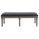 Alderwood Grey Bench - furniture place usa