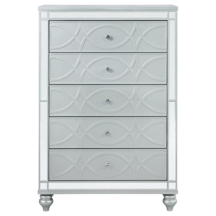 Gunnison Silver Chest - furniture place usa