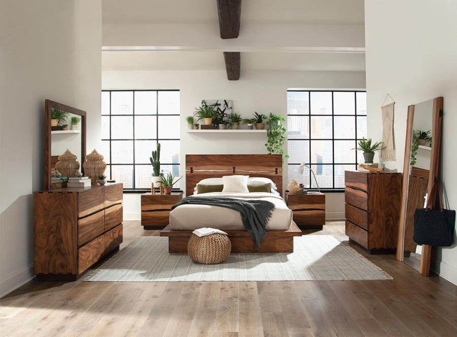 Winslow Brown California King Bed - furniture place usa
