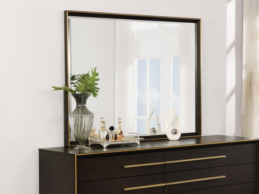 Durango Brown Dresser Mirror - furniture place usa